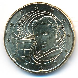 Croatia, 20 евроцентов, 