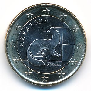 Croatia, 1 евро, 