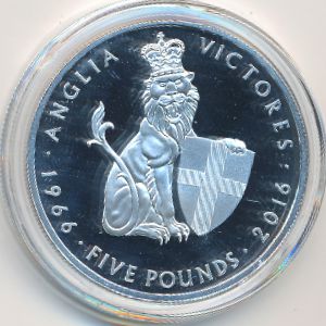 Тристан-да-Кунья, 5 фунтов (2016 г.)