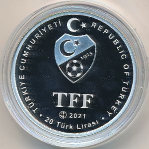 Turkey, 20 lira, 2021