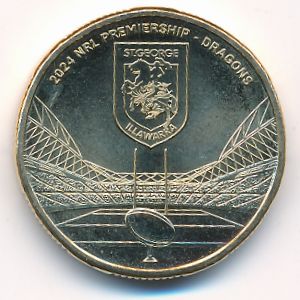 Австралия, 1 доллар (2024 г.)