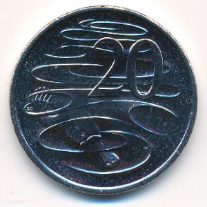 Australia, 20 центов, 