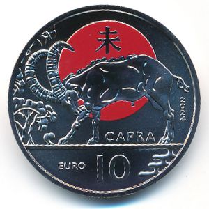 San Marino, 10 евро, 