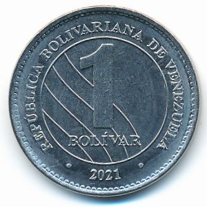 Венесуэла, 1 боливар (2021 г.)