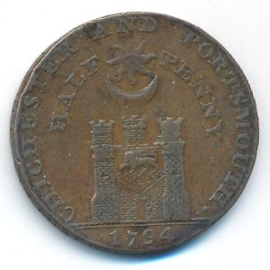 Великобритания, 1/2 пенни (1794 г.)