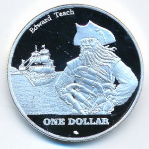 Saint Thomas., 1 dollar, 2015