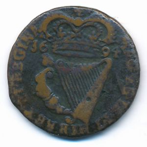 Ирландия, 1/2 пенни (1694 г.)