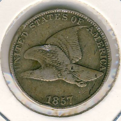 USA, 1 cent, 1856–1858