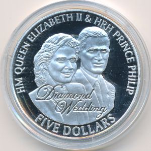 Nauru, 5 долларов, 