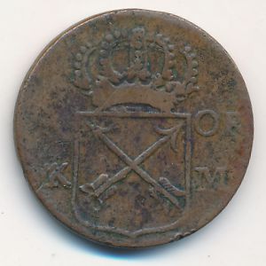 Sweden, 1 ore, 1720–1749