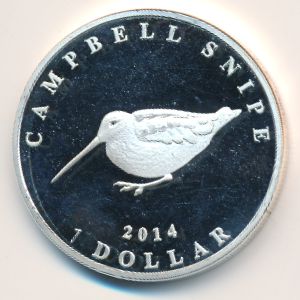 Сampbell islands., 1 доллар, 