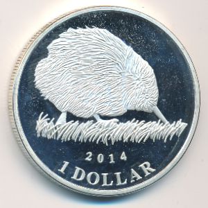 Чатем., 1 доллар (2014 г.)
