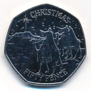 Gibraltar, 50 пенсов, 