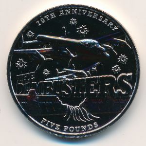 Guernsey, 5 фунтов, 