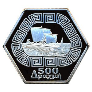 , 500 drachmai(es), 2025