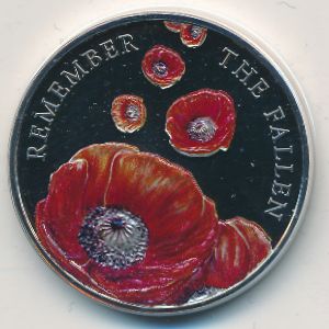 Олдерни, 5 фунтов (2014 г.)