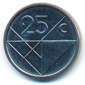 Аруба, 25 центов (2023 г.)
