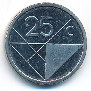 Аруба, 25 центов (2024 г.)