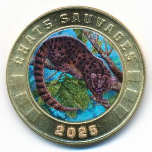 Остров Тромлен., 3 франка (2025 г.)