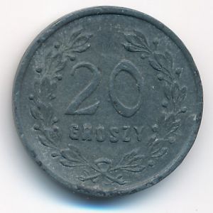 Польша., 20 грошей ( г.)