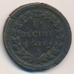 Франция, 1 десим ( г.)