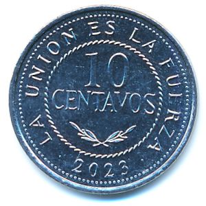 Bolivia, 10 сентаво, 