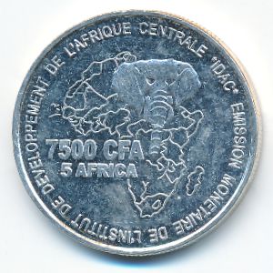 Камерун, 7500 франков КФА (2006 г.)
