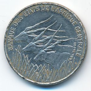 Equatorial African States, 100 франков, 