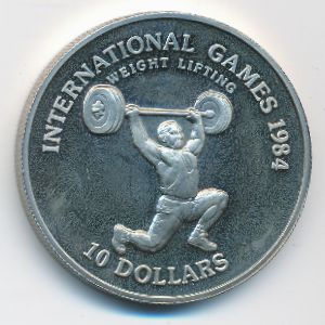 Liberia, 10 долларов, 