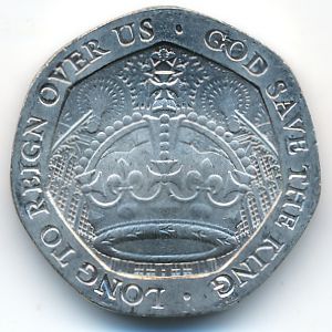 Gibraltar, 20 пенсов, 