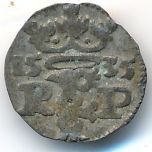 Богемия, 1 геллер (1535 г.)