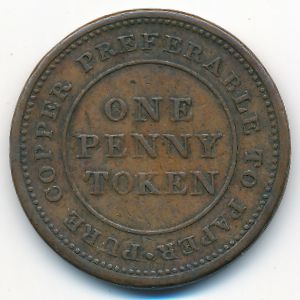 Nova Scotia, 1 пенни, 