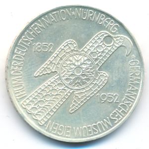 ФРГ, 5 марок (1952 г.)