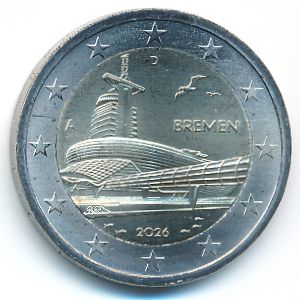 Germany, 2 евро, 