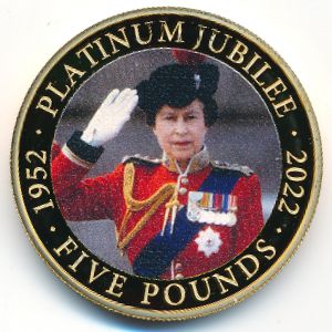 Остров Вознесения, 5 фунтов (2022 г.)