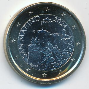 San Marino, 1 евро, 
