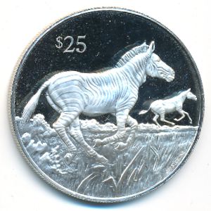 Виргинские острова, 25 долларов (1993 г.)