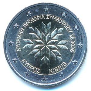 Cyprus, 2 евро, 