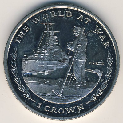 Gibraltar, 1 crown, 1999