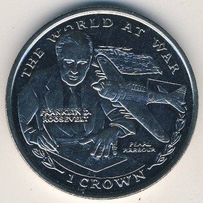 Gibraltar, 1 crown, 1999