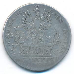 Франкфурт, 20 крейцеров (1764 г.)