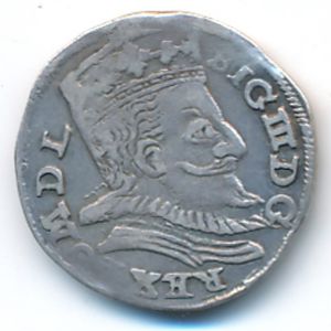 Польша, 3 гроша (1598 г.)