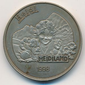Лихтенштейн, 5 экю (1998 г.)