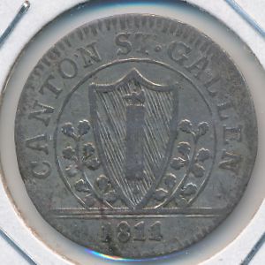 Швейцария, 1 батцен (1811 г.)