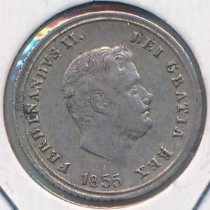 Неаполь и Сицилия, 10 гран (1855 г.)