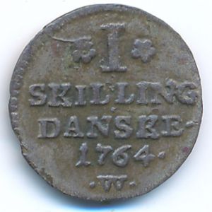 Denmark, 1 скиллинг, 