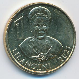Свазиленд, 1 лилангени (2021 г.)
