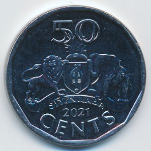 Swaziland, 50 центов, 