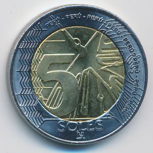 Перу, 5 солей (2019 г.)