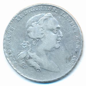 Hesse-Cassel, 1 талер, 
